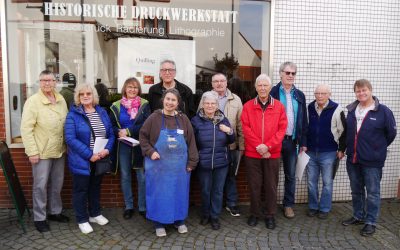Besuch der „Historischen Druckwerkstatt Langen“ am 21.03.2024